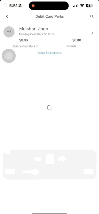 Landing flow — entry from home screen