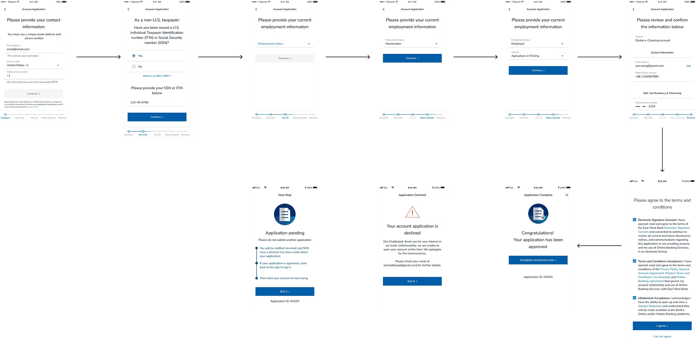 Redesigned onboarding screens