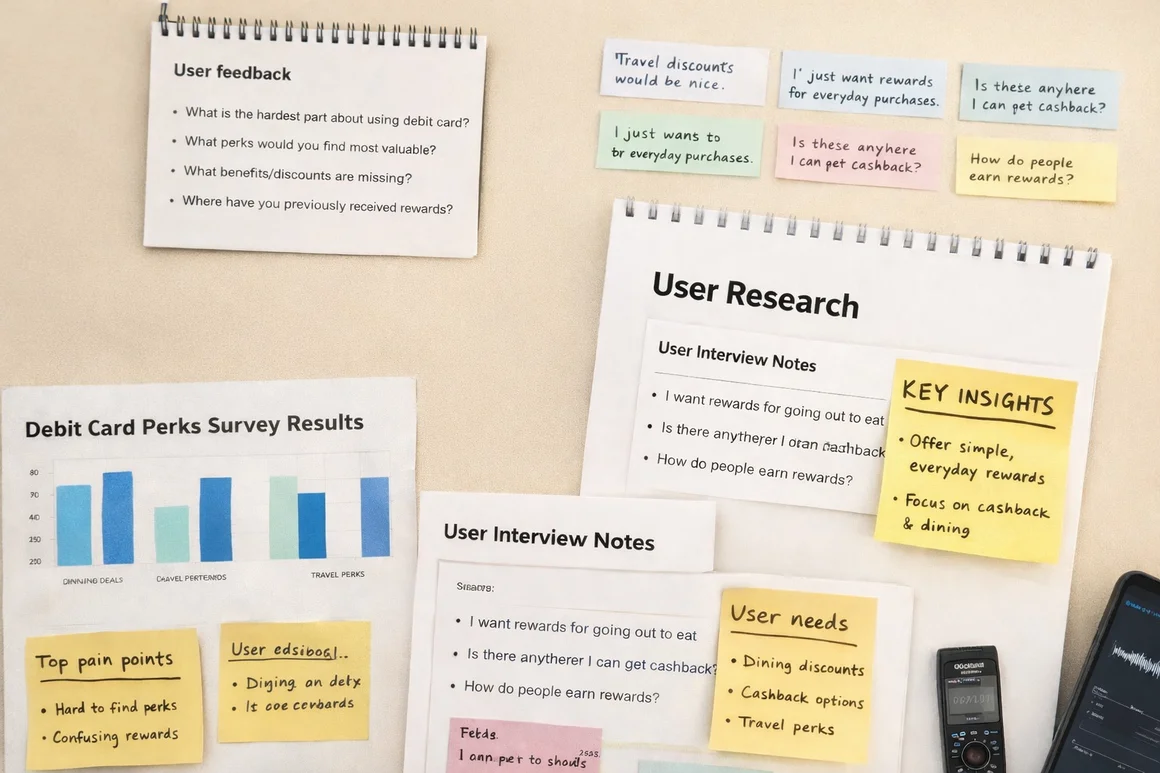 NRA user research artifacts: survey results, interview notes, and key insights